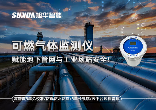 可燃气体监测仪：赋能地下管网与工业场站安全！